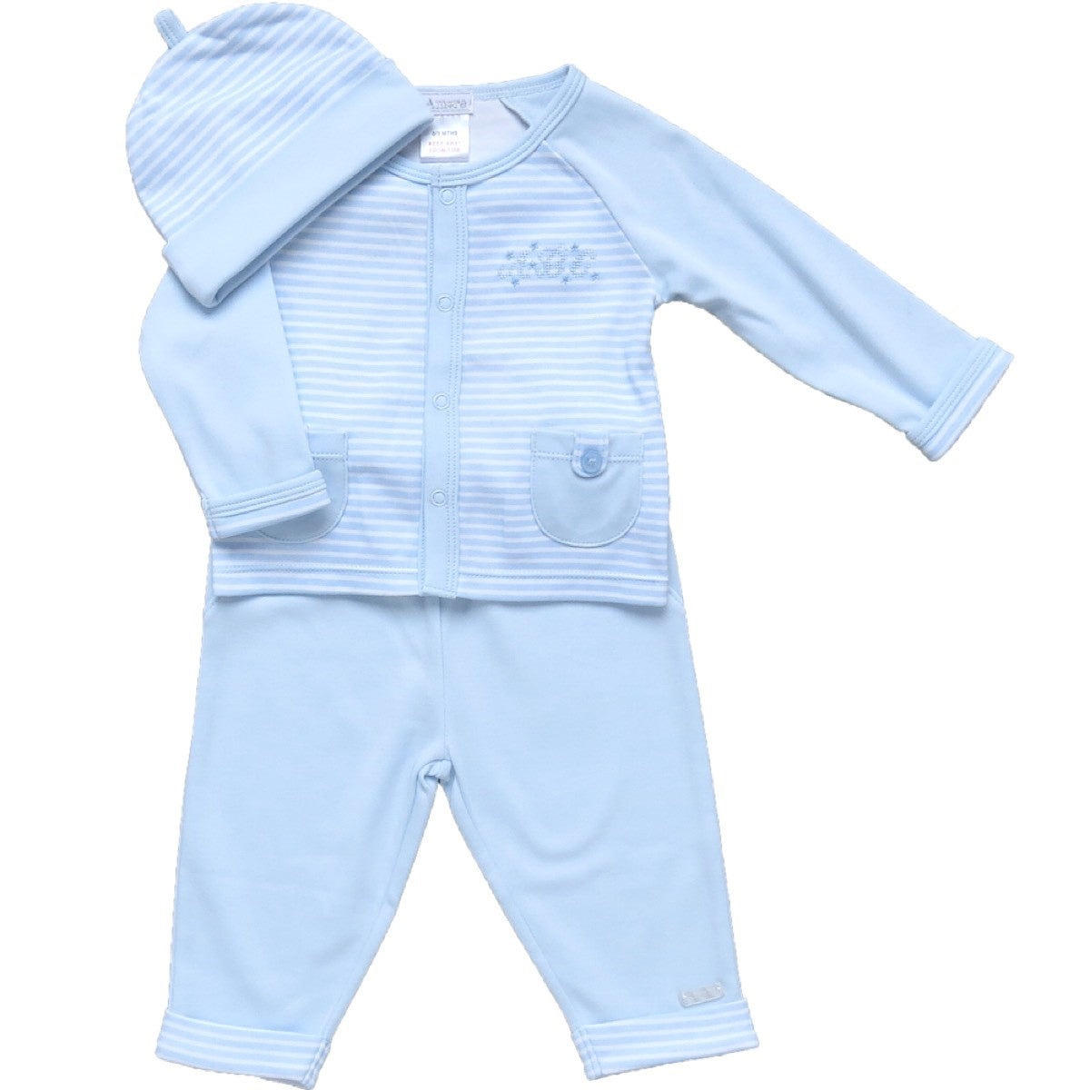 Abc blue 3 piece coordinating set