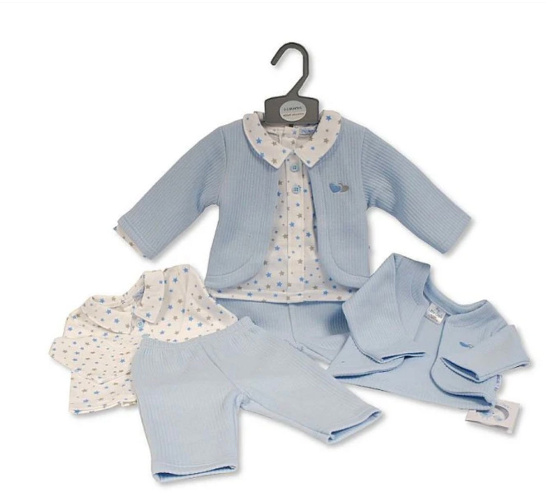 Baby boys 3 piece trouser set