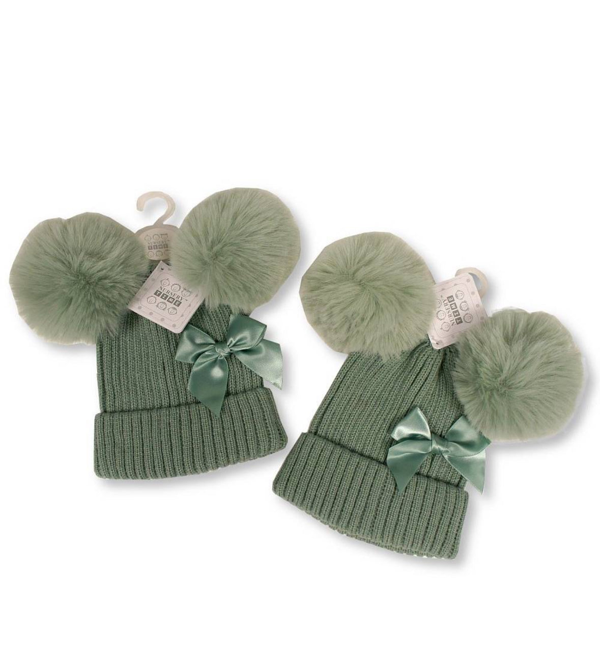 Double Pom Pom hats