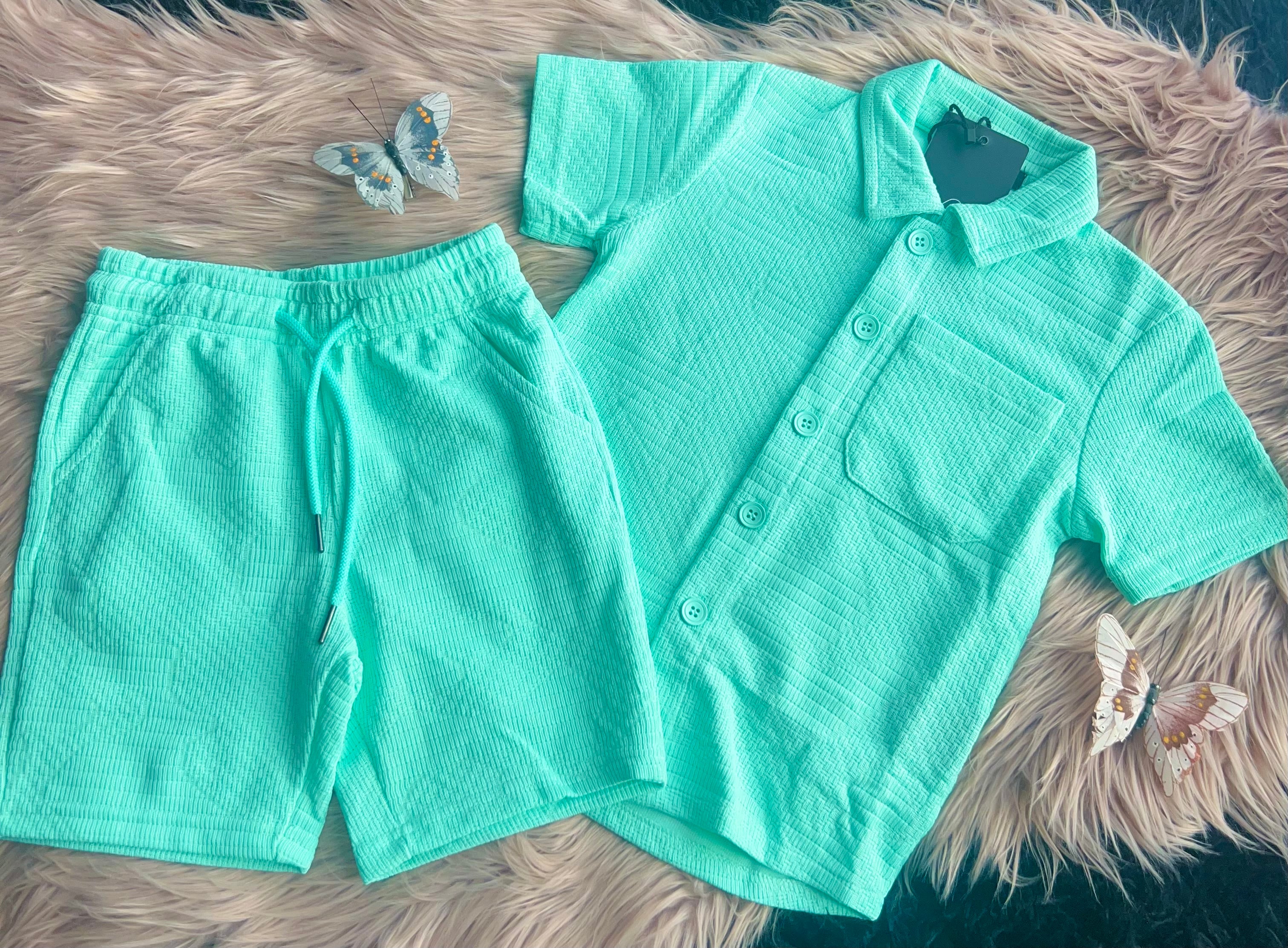 Boys summer shirt set