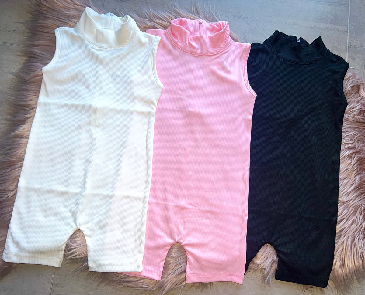 Ribbed  playsuit