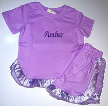 Load image into Gallery viewer, Personalised tee &amp; shorts set
