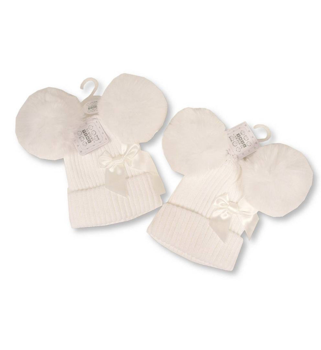 Double Pom Pom hats
