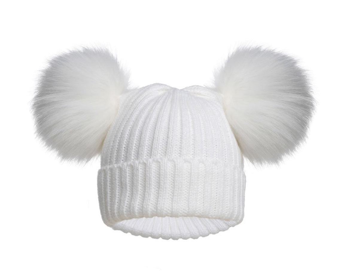 Double Pom Pom hat
