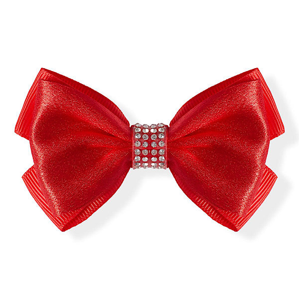 Red diamonte hair clip