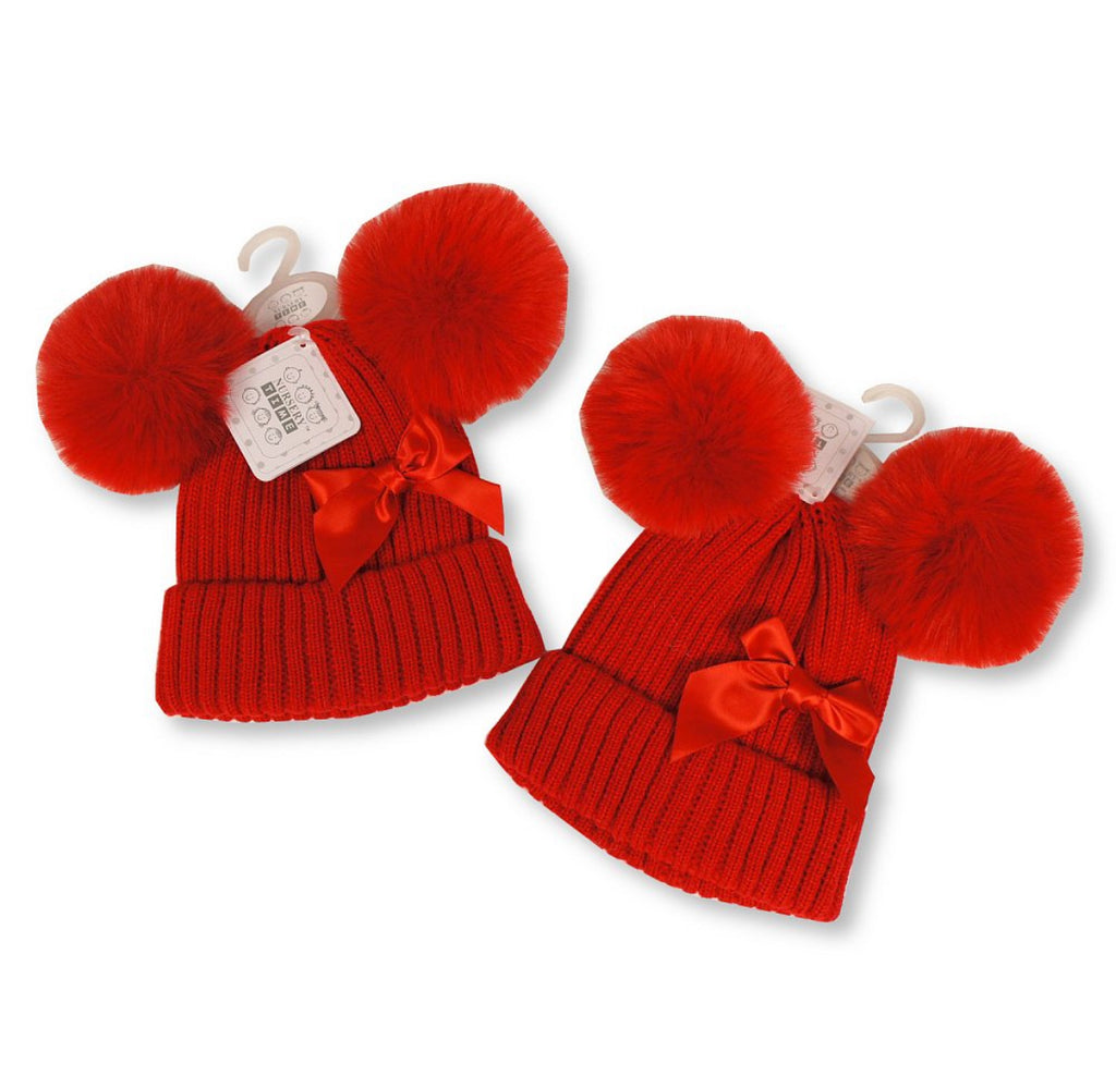 Double Pom Pom hats