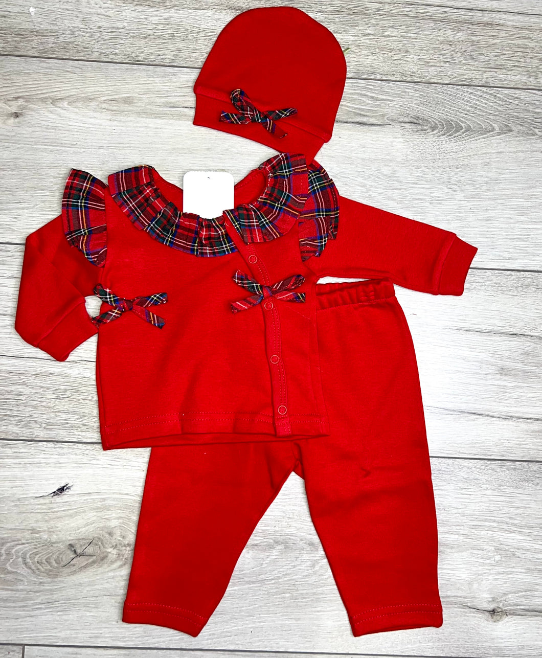 Baby tartan 3PC red