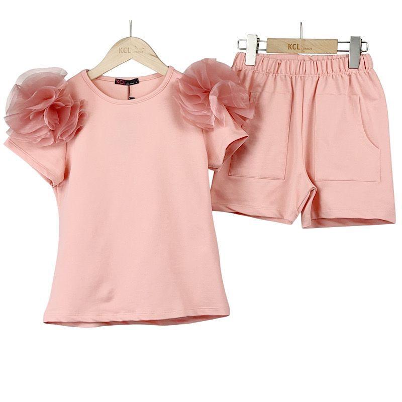 Girls frill short co-ord set