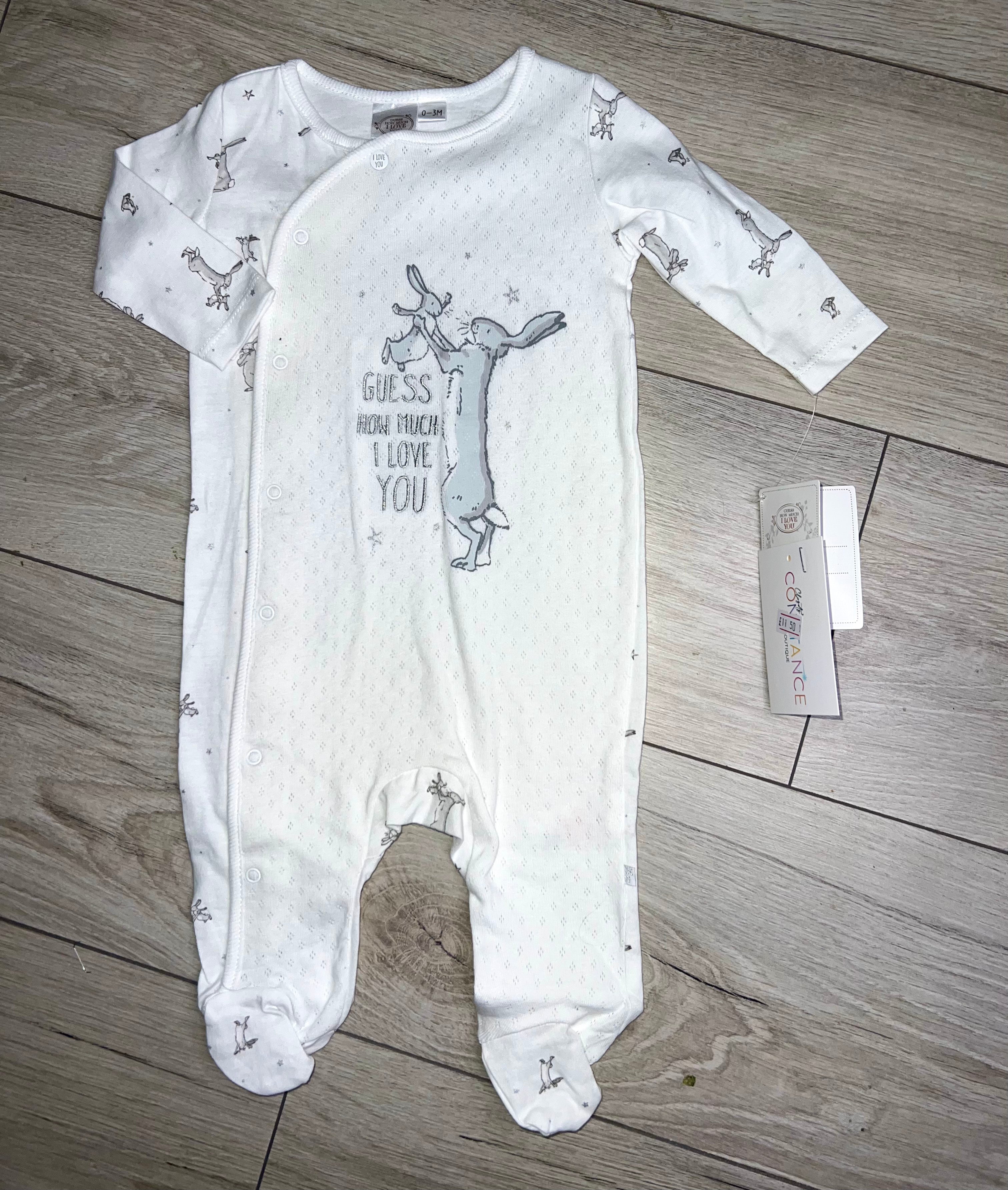 ‘Guess how much I love you’ sleepsuit