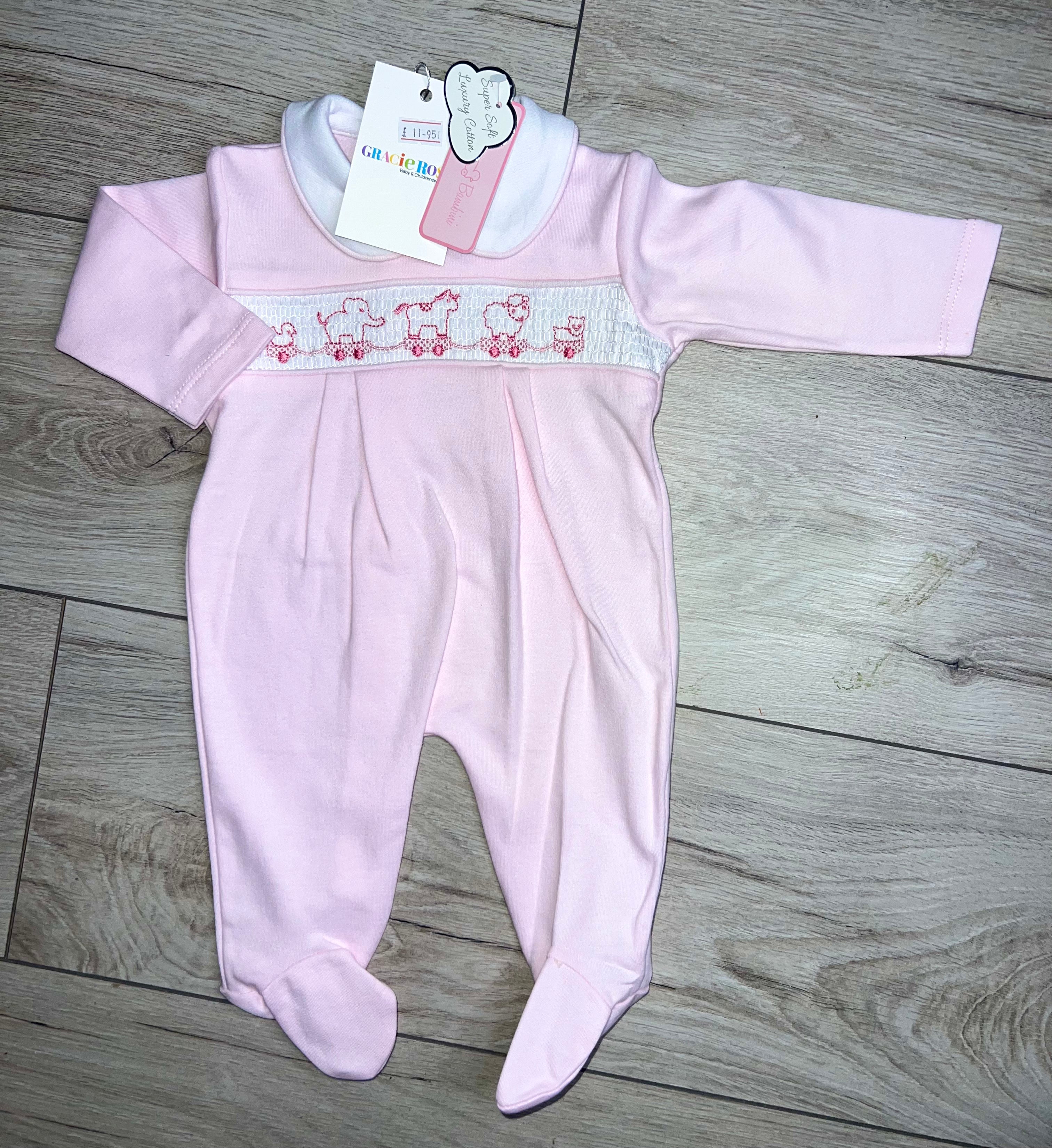 Animal velour sleepsuit