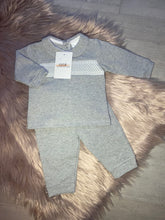Load image into Gallery viewer, Smocked Velour tracksuits
