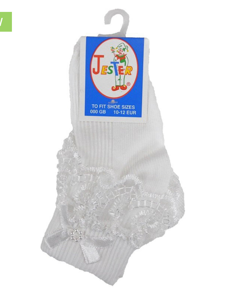 Girls frilly lace socks