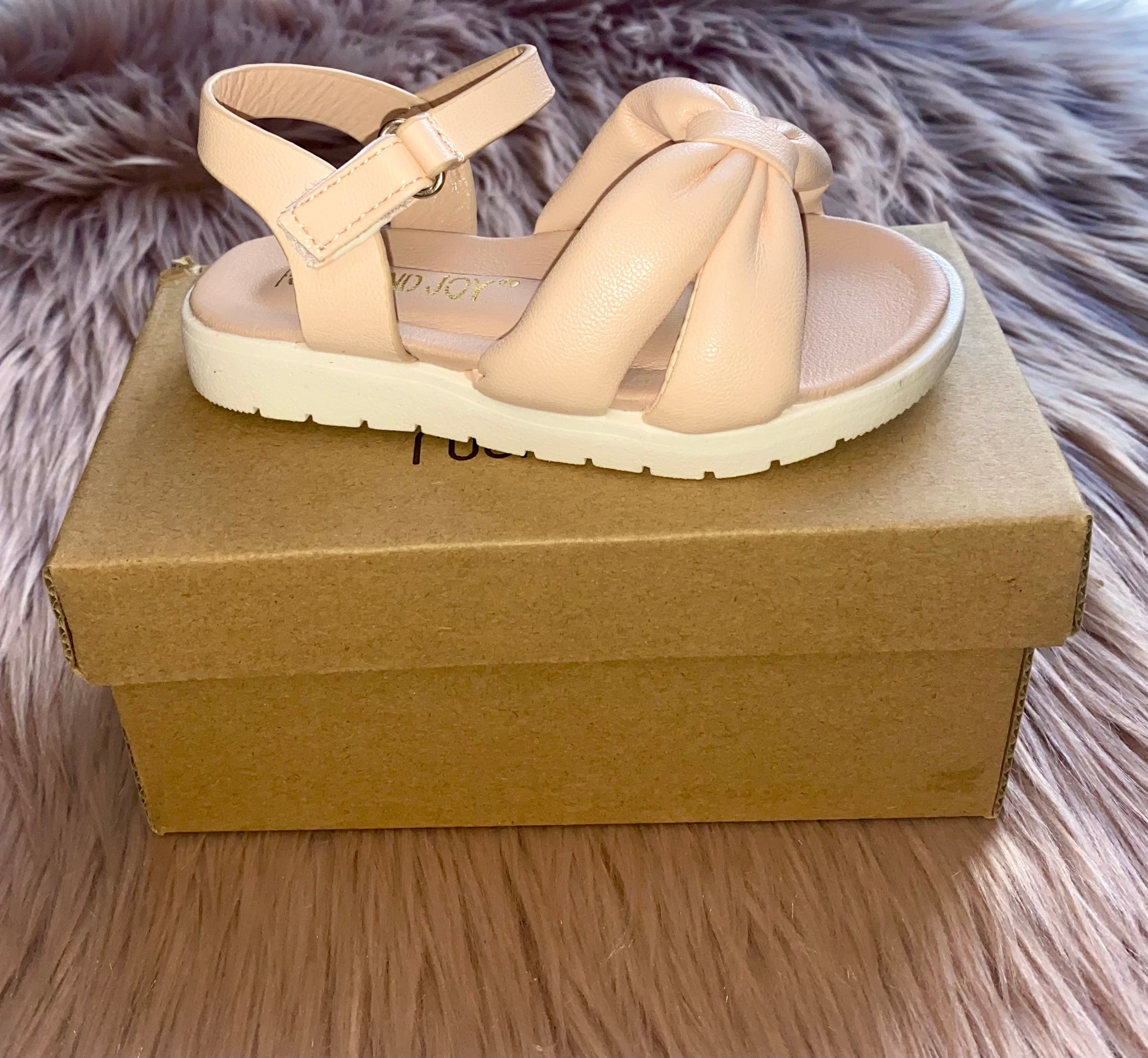 Blush girls sandles