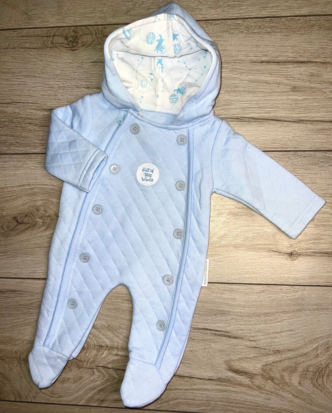 Quilted sleepsuit