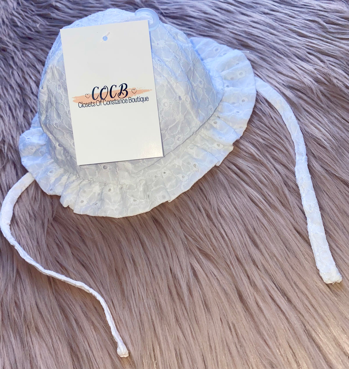 White summer hat