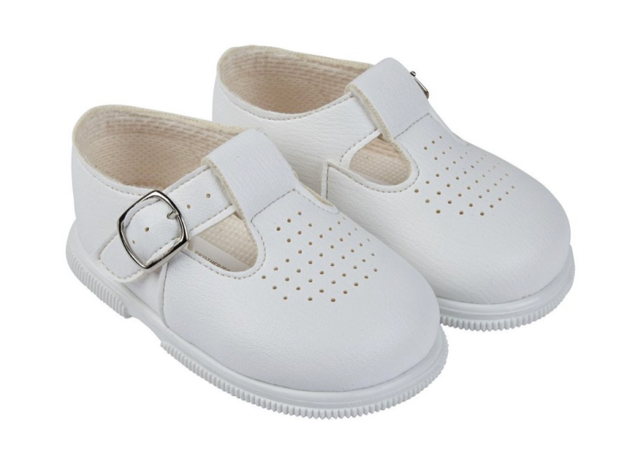 White boys tbar shoes