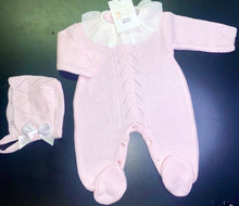 Load image into Gallery viewer, Dandelion romper &amp; bonnet
