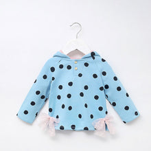 Load image into Gallery viewer, Polka dot jumper with bow design
