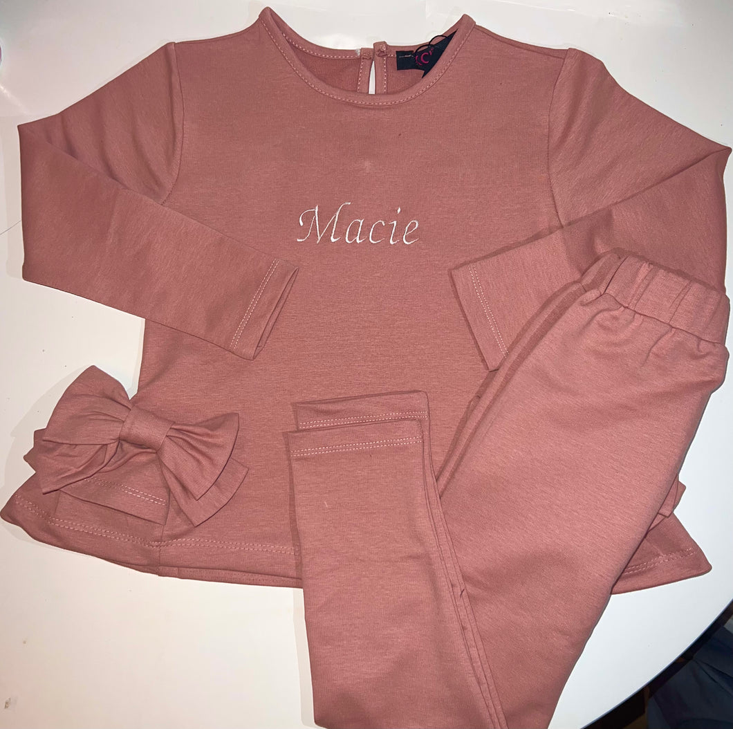 bow legging set