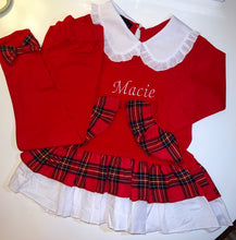 Load image into Gallery viewer, 2 piece tartan set with free personalisation
